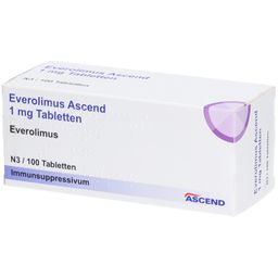 EVEROLIMUS Ascend 1 mg Tabletten