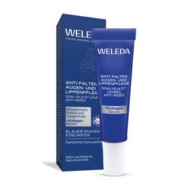Weleda Anti-Falten Augen- & Lippenpflege Blauer Enzian & Edelweiss - mindert tiefe Falten & Augenringe