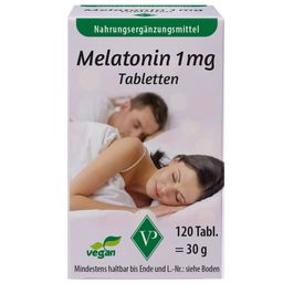 Melatonin 1 mg Tabletten vegan