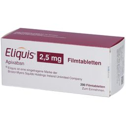 ELIQUIS 2,5 mg Filmtabletten