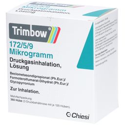 TRIMBOW 172 µg/5 µg/9 µg 120 Hub Druckgasinhalat.