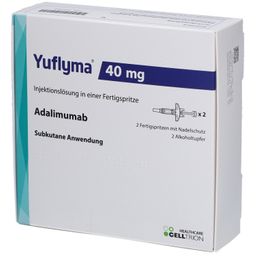 YUFLYMA 40 mg/0,4 ml Inj.-Lösung i.e.Fertigspritze