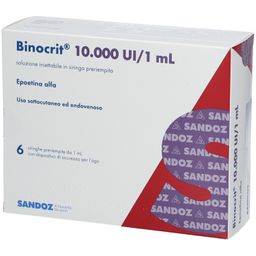 BINOCRIT 10.000 I.E./1 ml Inj.-Lsg.i.e.Fertigspr.