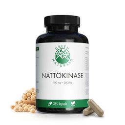 GREEN NATURALS Nattokinase 100 mg vegan