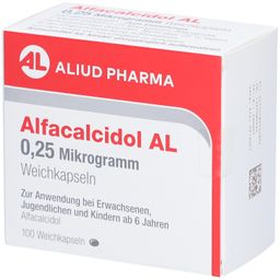 ALFACALCIDOL AL 0,25 Mikrogramm Weichkapseln