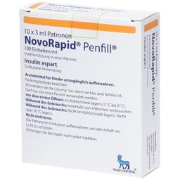 NOVORAPID Penfill 100 E/ml Inj.-Lsg.i.e.Patrone