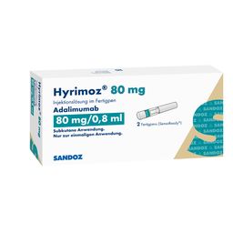 HYRIMOZ 80 mg/0,8 ml Inj.-Lösung im Fertigpen