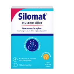 SILOMAT Hustenstiller Lutschpastillen mit Honiggeschmack, mit Dextromethorphan gegen Reizhusten