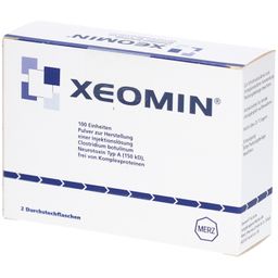 XEOMIN 100 LD50 Einheiten Plv.z.Herst.e.Inj.-Lsg.