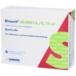BINOCRIT 30.000 I.E./0,75 ml Inj.-Lsg.i.e.Fert.-S.