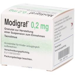 MODIGRAF 0,2 mg Granulat z.Herstell.e.Susp.z.Einn.