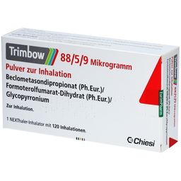 TRIMBOW 88/5/9 µg 120ED Plv.z.Inhalation NEXThaler