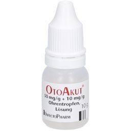 OtoAkut 50 mg/g + 10 mg/g Ohrentropfen