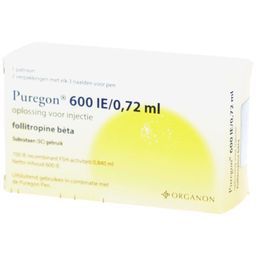 PUREGON 600 I.E./0,72 ml Injekt.-Lsg.i.Pat.+6 Nad.