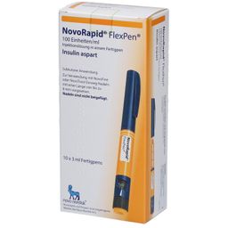 NOVORAPID FlexPen 100 E/ml Inj.-Lsg.i.e.Fertigpen
