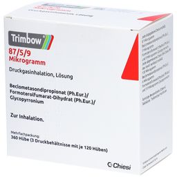 TRIMBOW 87 µg/5 µg/9 µg 120 Hub Druckgasinhalation