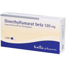 DIMETHYLFUMARAT beta 120 mg magensaftres.Hartkaps.