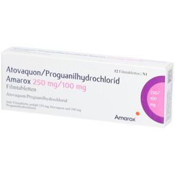 ATOVAQUON/Proguanil-HCl Amarox 250 mg/100 mg FTA