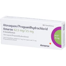 ATOVAQUON/Proguanil-HCl Amarox 62,5 mg/25 mg FTA