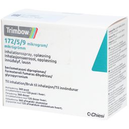 TRIMBOW 172 µg/5 µg/9 µg 120 Hub Druckgasinhalat.