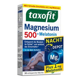 taxofit® Magnesium 500 Nacht + Melatonin