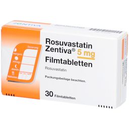 ROSUVASTATIN Zentiva 5 mg Filmtabletten