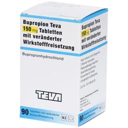 BUPROPION Teva 150 mg Tab.m.veränd.Wirkst.-Frs.