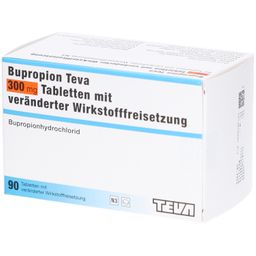BUPROPION Teva 300 mg Tab.m.veränd.Wirkst.-Frs.