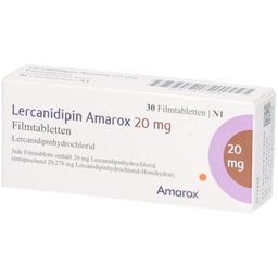 LERCANIDIPIN Amarox 20 mg Filmtabletten