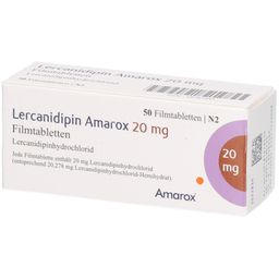 LERCANIDIPIN Amarox 20 mg Filmtabletten