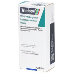 TRIMBOW 172 µg/5 µg/9 µg 120 Hub Druckgasinhalat.