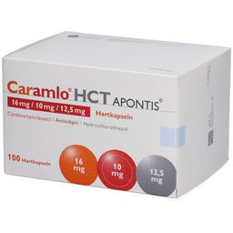 CARAMLO HCT APONTIS 16 mg/10 mg/12,5 mg Hartkaps.