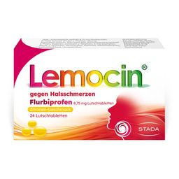 Lemocin® Flurbiprofen Lutschtabletten gegen starke Halsschmerzen