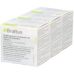 BRALTUS 10 µg + 3 Zonda-Inhalat.Hartk.m.Plv.z.Inh.