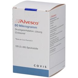 ALVESCO 80 µg 2x60 Hub Druckgasinhalation