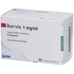 IKERVIS 1 mg/ml Augentropfen Emuls.Einzeldosispip.