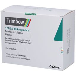 TRIMBOW 172 µg/5 µg/9 µg 120 Hub Druckgasinhalat.