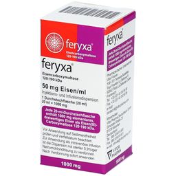 FERYXA 50 mg Eisen/ml Inj.-/Inf.-Dispers.1000mg