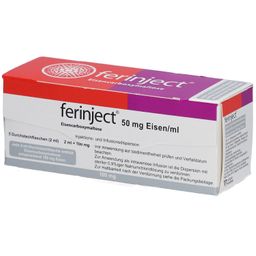 FERINJECT 50 mg Eisen/ml Inj.-/Inf.-Dispers.100mg