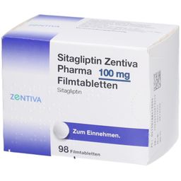 SITAGLIPTIN Zentiva Pharma 100 mg Filmtabletten