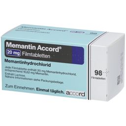 MEMANTIN Accord 20 mg Filmtabletten