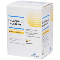 ENOXAPARIN Ledraxen 4.000 I.E. 40mg/0,4ml IFE o.S.
