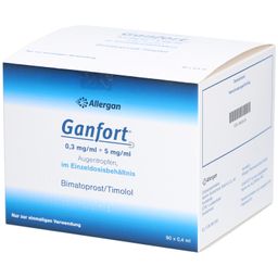 GANFORT 0,3 mg/ml + 5 mg/ml AT im Einzeldosisbeh.