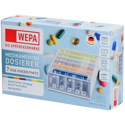 WEPA Medikamenten Dosierer 7 Tage Kinder/Piktogramme