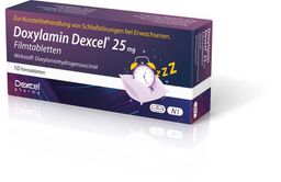 Doxylamin Dexcel® 25 mg Filmtabletten, kurzzeitige Hilfe bei Schlafstörungen