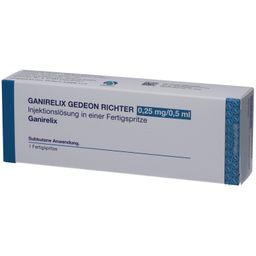 GANIRELIX Gedeon Richter 0,25mg/0,5ml Inj.-Lsg.FS