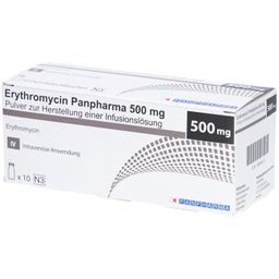ERYTHROMYCIN PANPHARMA 500 mg P.z.H.e.Inf.-Lsg.