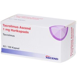 TACROLIMUS Ascend 1 mg Hartkapseln