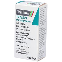 TRIMBOW 172 µg/5 µg/9 µg 120 Hub Druckgasinhalat.