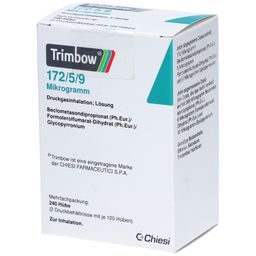 TRIMBOW 172 µg/5 µg/9 µg 120 Hub Druckgasinhalat.
